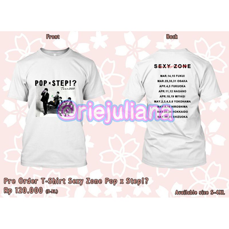 (PO) Sexy Zone Pop x Step? T-Shirt