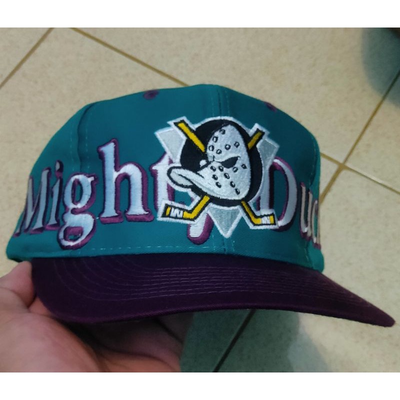 Snapback Vintage Rare MIGHTY DUCKS by LOGO 7 INC