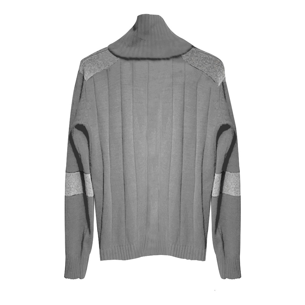 Sweater turtleneck resleting zipper 7get halus dan tebal