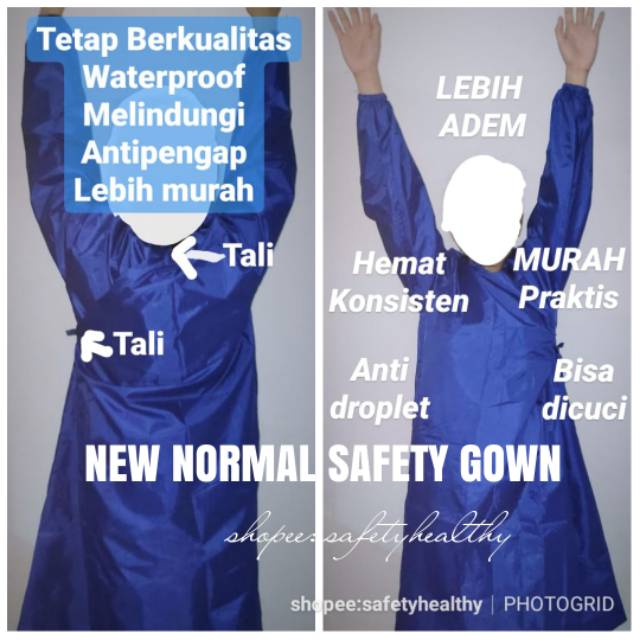 READY APD SAFETY GOWN BAJU OK PARASUT