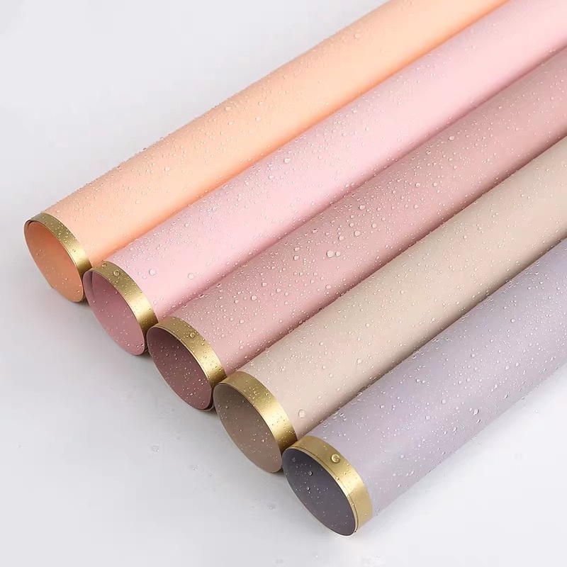 

1 lembar GOLD EDGE PLAIN COLOUR WRAPPING PAPER | KERTAS CELLOPHANE | KERTAS WRAPPING | KERTAS BUNGA | FLOWER WRAPPING PAPER