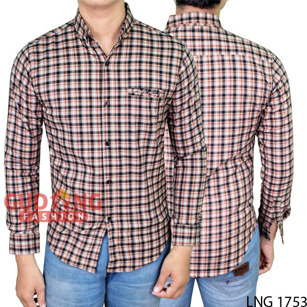 Kemeja Flanel Lengan Panjang / Baju Flanel Kotak Pria Panjang (COMB)