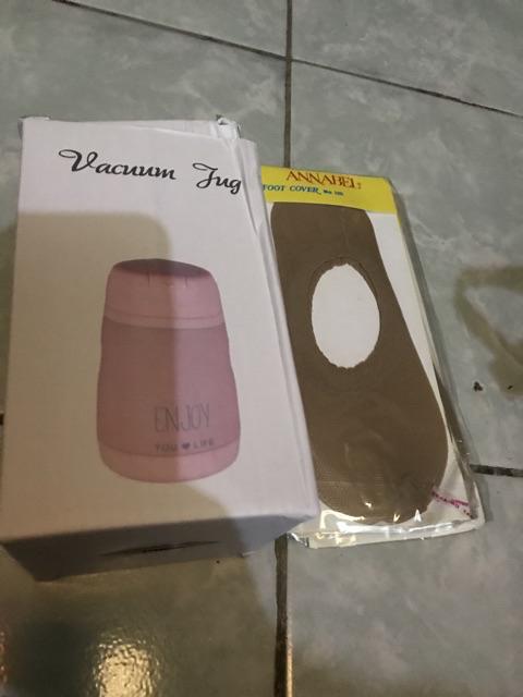 Termos Bubur 400ml / Bisa Panas Dingin / Vacuum Jug / Termos Sop / Tempat Bekal / Enjoy You Life