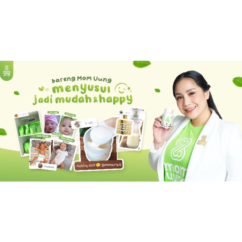 ASI BOOSTER MOMUUNG PELANCAR ASI MOM UUNG 30 KAPSUL HERBAL BPOM HALAL