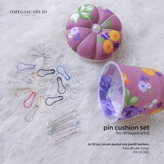 Pin cushion set jarum pentul mix peniti bohlam | Shopee