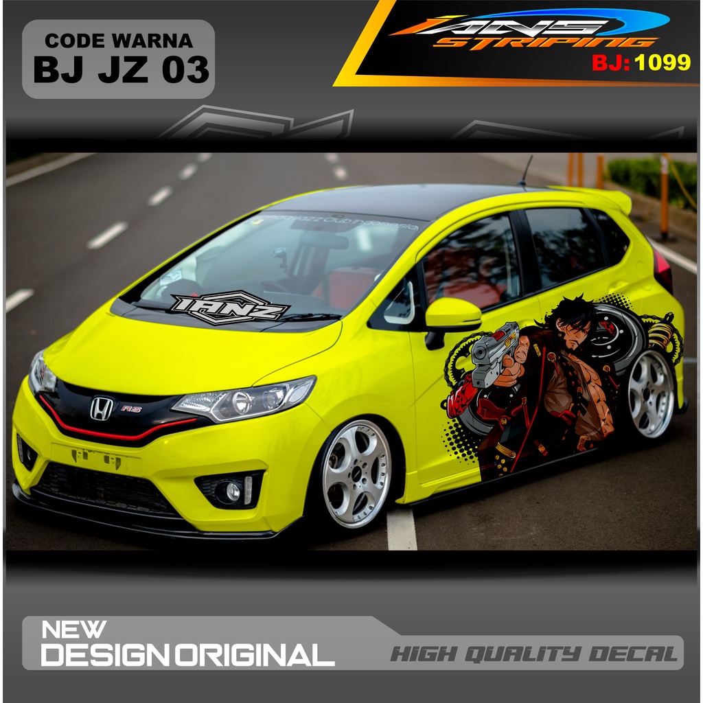 VARIASI STIKER MOBIL JAZZ / STIKER MOBIL BRIO / DECAL STIKER MOBIL SWIFT / STIKER MOBIL TOYOTA / DECAL STICKER MOBIL / STIKER YARIS AYLA