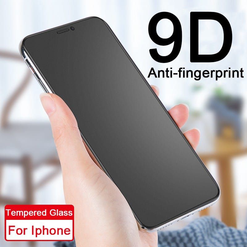 Matte Glass 9H Anti Glare IPhone 5 / 5s / 6 / 6+ / 6s / 6s+ / 7 / 7+ / 8 / 8+ / SE 2020 / SE 2021 / SE 2022  Tempered Glass Full Layar/Anti Minyak