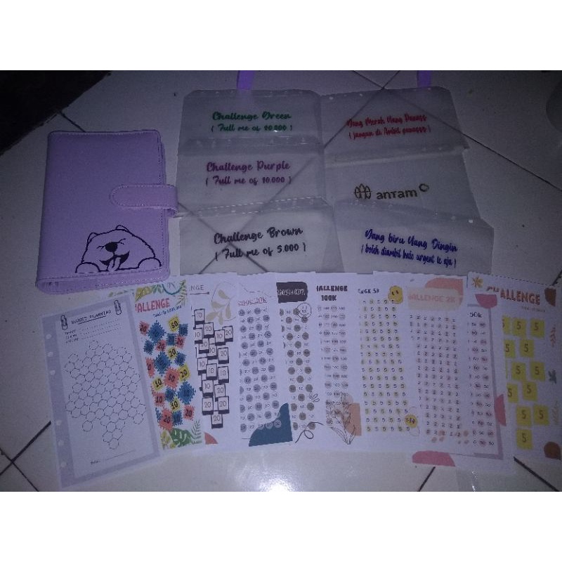 

paket lengkap binder budgeting a6 sinking fund Dilla jaidi