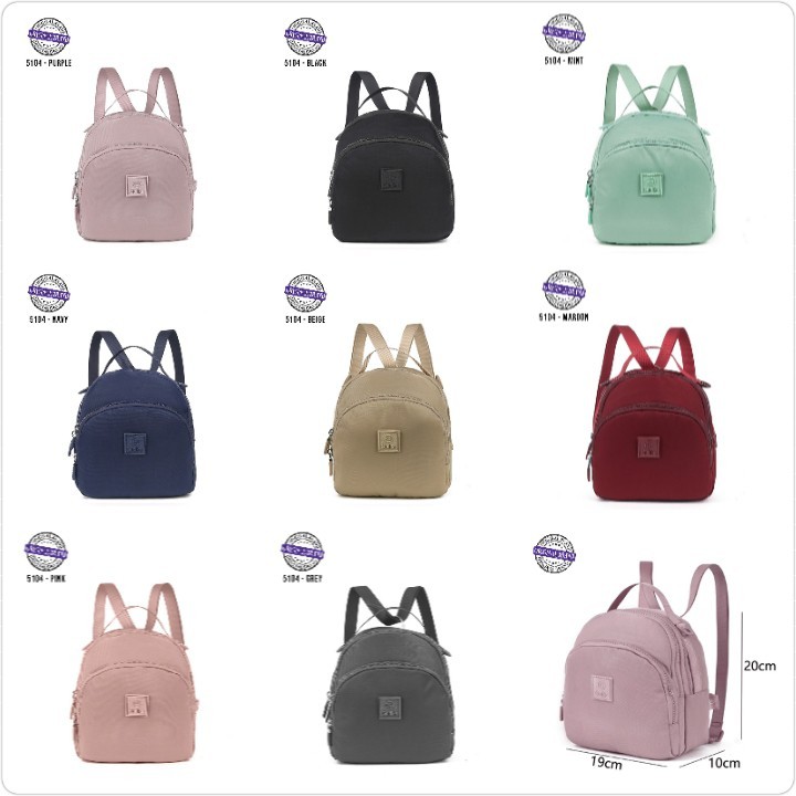 PROMO GUDIKA 5104 | Tas Selempang | Backpack Waterproof Wanita Tas Ransel Anti Air Import Original | Ransel Cewek | Ransel Perempuan | Tas Wanita