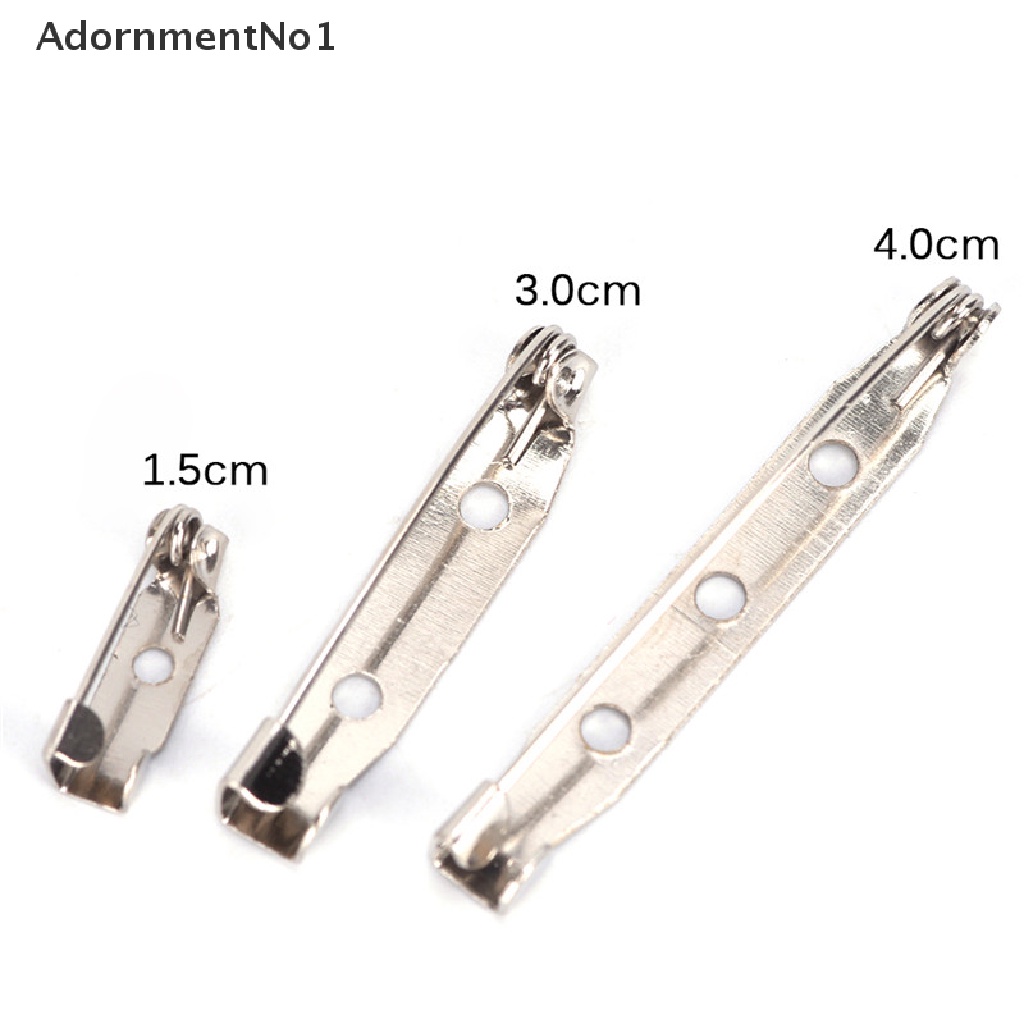 (AdornmentNo1) 10pcs Pin Bros DIY Ukuran 15-40 mm Untuk Kerajinan Tangan