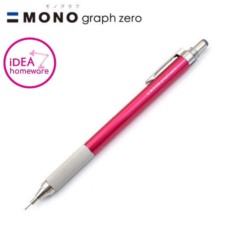 

Tombow Pensil Mekanik Mono Graph Zero Pink 0.5 mm DPA-162E Made Japan