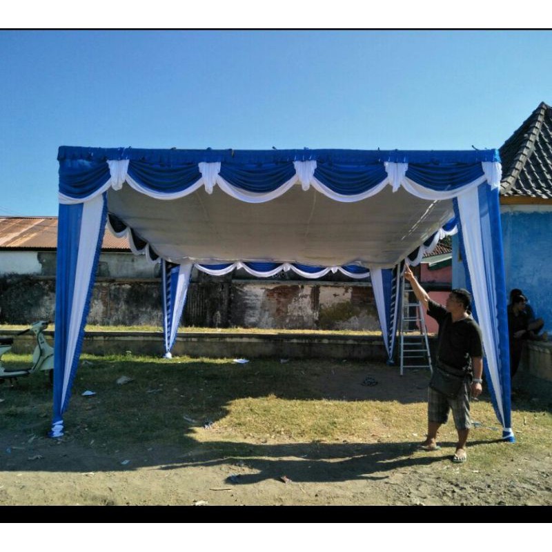 RB Plafon Datar Atau Plafon Tenda Model Datar Atau Plafon Dekorasi Tenda