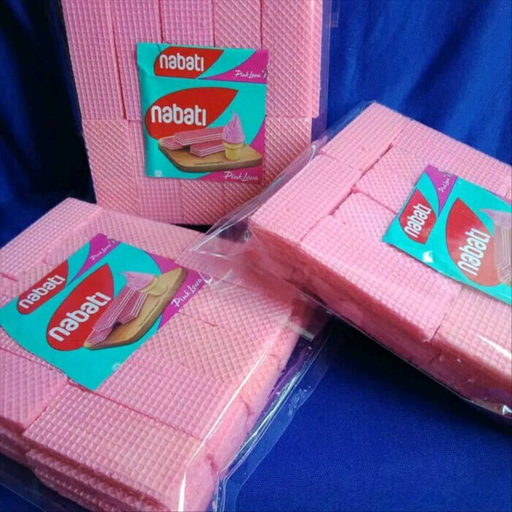 RICHEESE KILOAN ORIGINAL WAFER NABATI PINK LAVA 250 GR