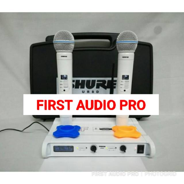 MIC WIRELESS SHURE UR 8D ( WHITE EDITION ) ( HANDELD )