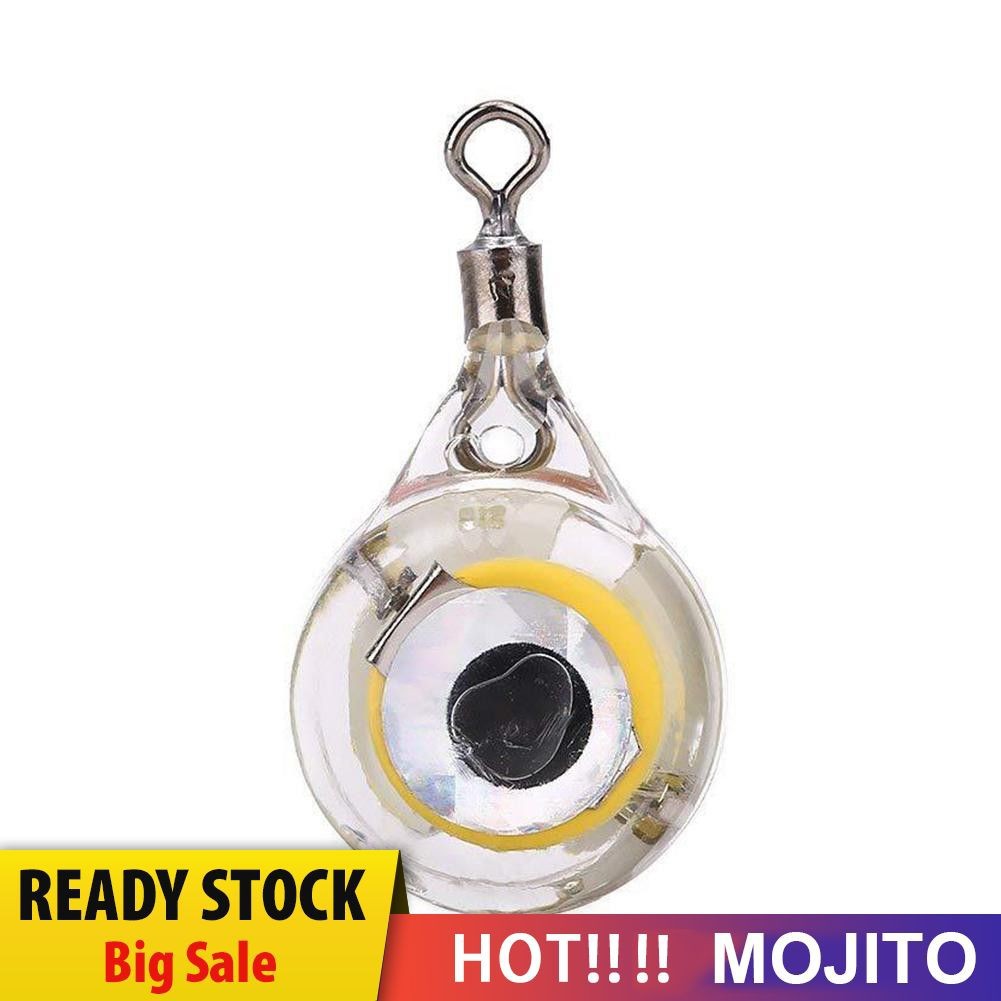 MOJITO DaolooXu Fishing Lure Trap Light LED Eye Shape Fishing Squid Bait Luminous Lure Lamp Sport