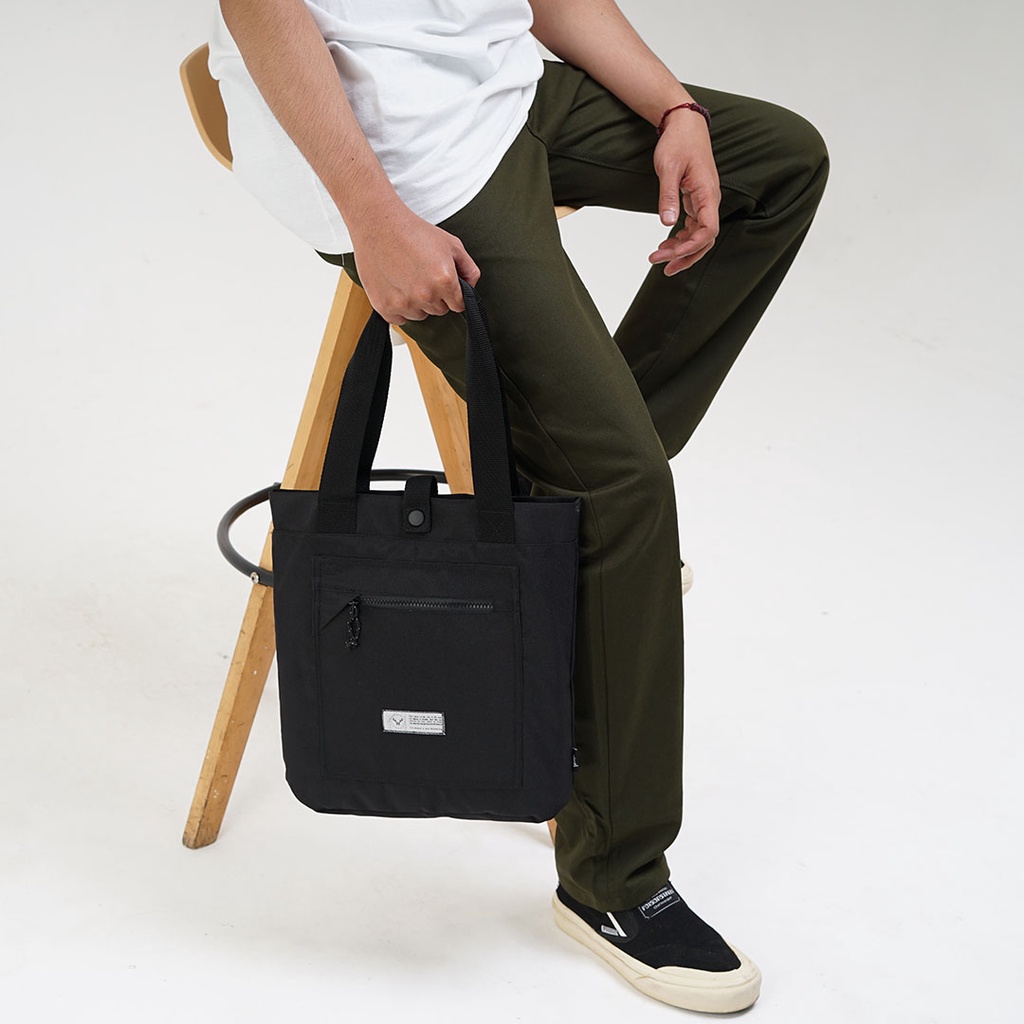 Whoopculture &quot;Hutch&quot; Black Tote Bag