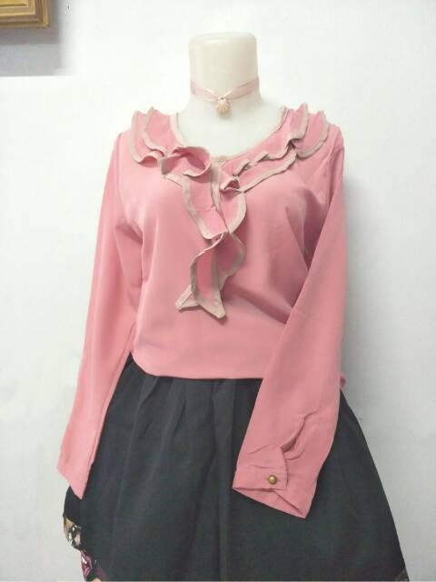 RUFFLE FUKU BLOUSE