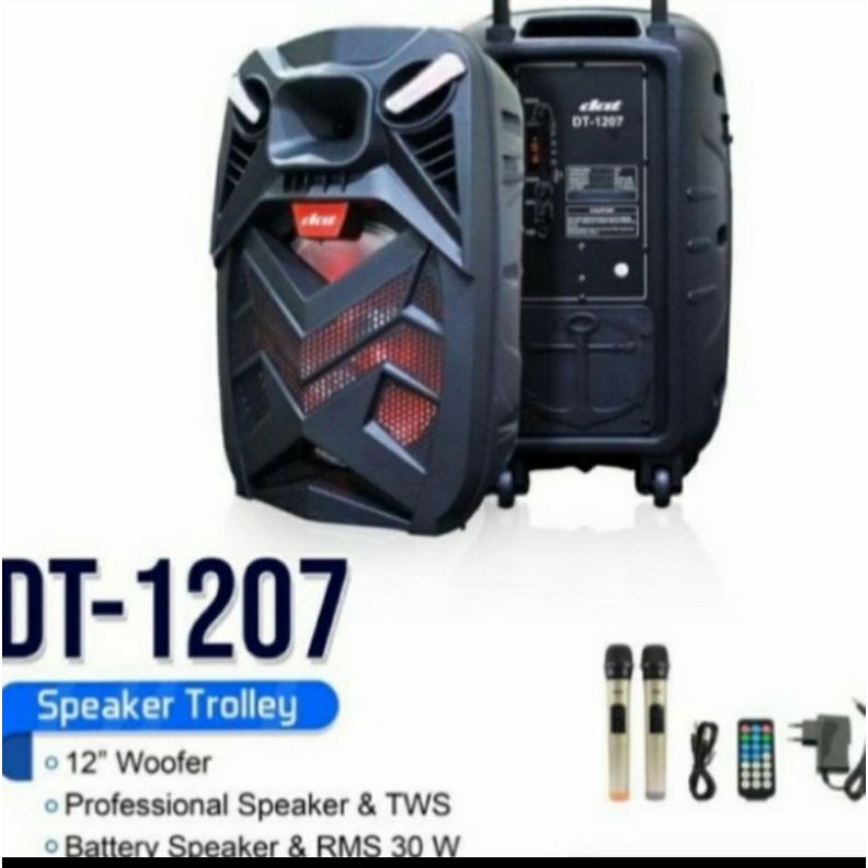 speaker portable Dat DT 1207 original speaker bluetooth dat dt 1207
