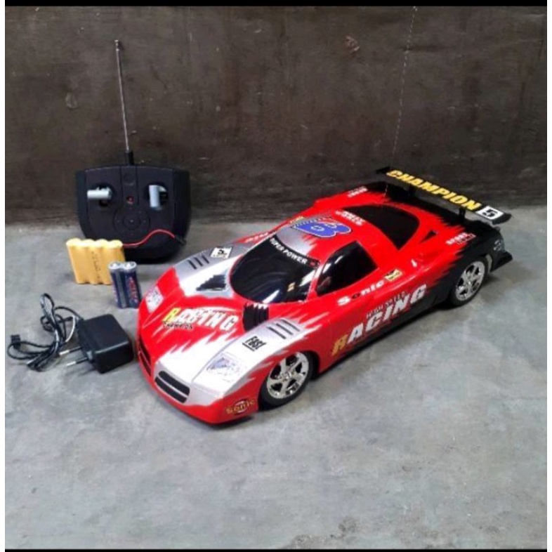 Mobil Remote Sedan Besar RC Drag Race Whisker / Trntivy