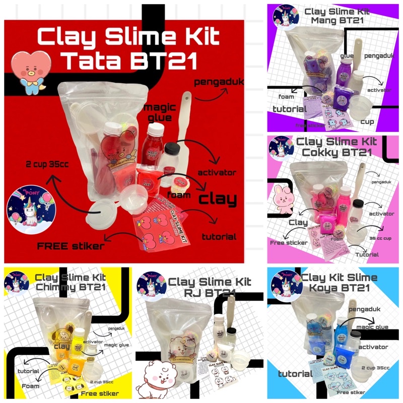 SLIME KIT / Bahan Slime / Slime kit murah / Slime