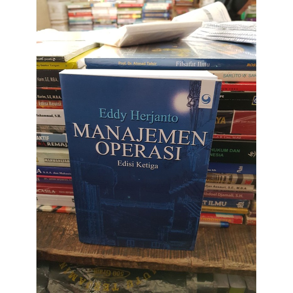BUKU TERLARIS BANYAK DICARI  Manajemen operasi edisi 3 by Eddy herjanto  HARGA PROMO BIG SALE