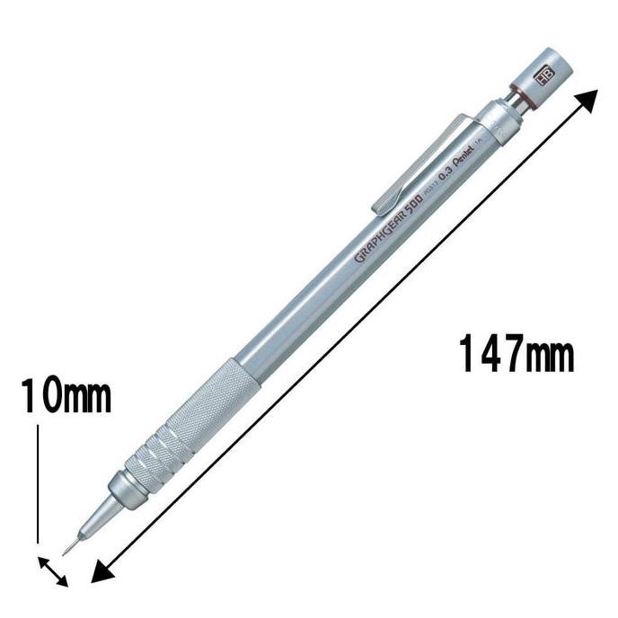 

Pentel Graph Gear 500 Drafting Pencil - 0.3 Mm Babho93 Dijamin Ori