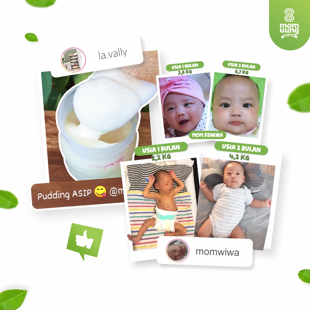 Special Bundling Mom Uung ASI Booster &amp; Kantong ASI Mom Uung / Pelancar ASI Mom Uung / Pre-sterilized Breast Milk Bag 100ml PREMIUM SHOPPING OFFICIAL STORE SHOP