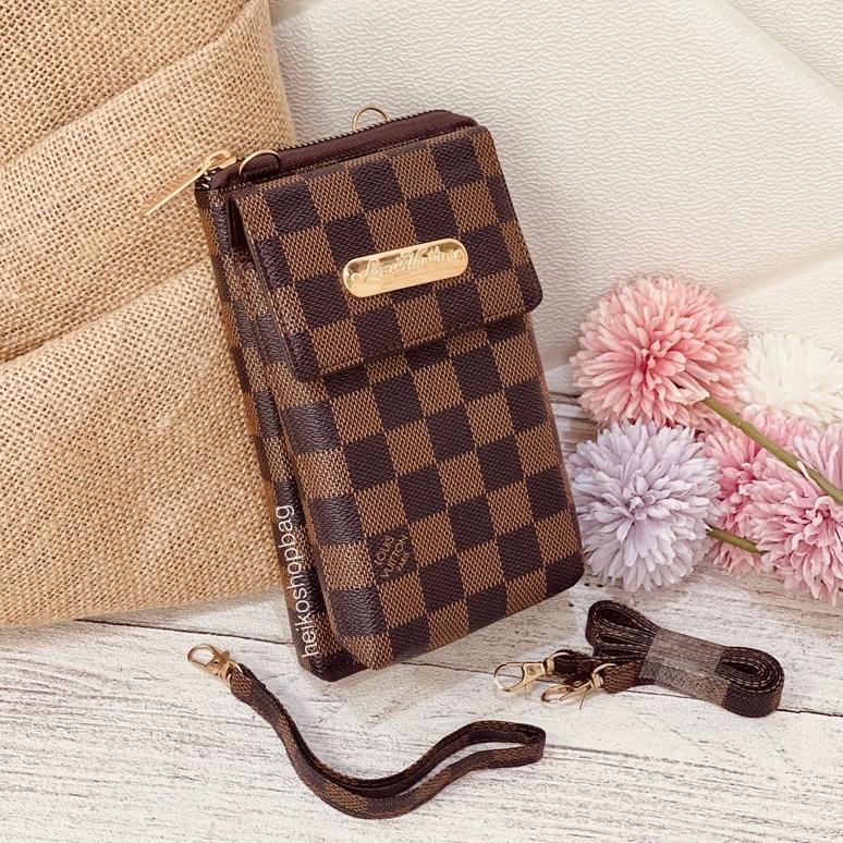 tas wanita import hp hpo selempang sling bag import - DOMPET eLVi HAPE GLUTA [AUT. 198995]