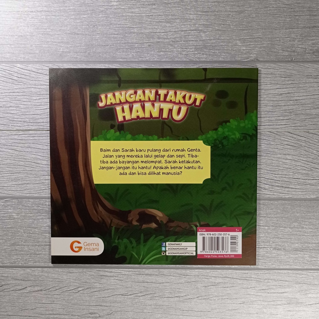 Buku Seri Tauhid for Kids - Allah Menciptakan Mahluk Ghaib - Jangan Takut Hantu - Gema Insani 100% Original