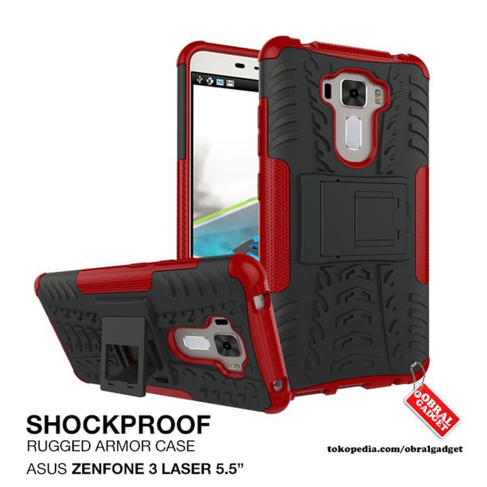 Armor Case Asus Zenfone 3 Laser 5.5" ZC551KL Rugged Hybrid Hard Soft