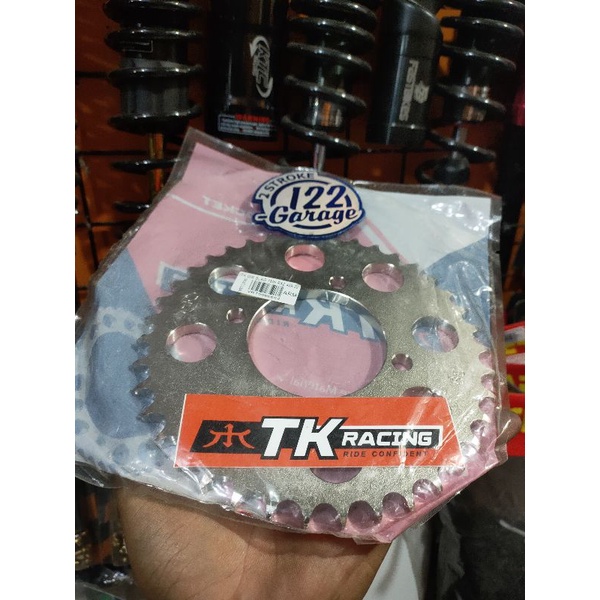 gear gir sprocket TK racing 428 30 31 32 33 34 35 36 37 38 39 40 yamaha rxz rzr rxking rx king rxs rxspecial yt115 jupiter z mx vega f1zr force1 4 lubang-RXZ 428-39