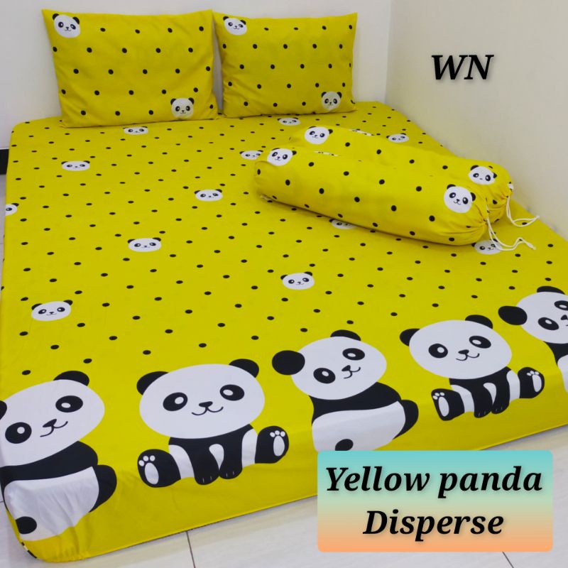 MOTIF PANDA Sarbansargul serasi!! sprei anak 2 sarban 2 sargul