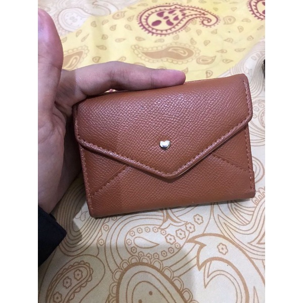 dompet lipat wanita colorbox cokelat dompet sale