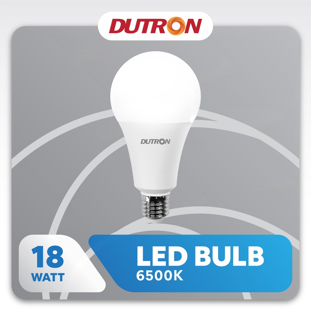 Bohlam Lampu LED 18 Watt Putih Kuning DUTRON 18W, 18 W, 18Watt E27