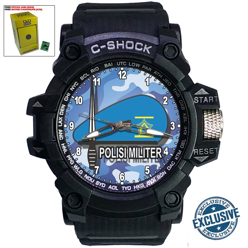 {Istimewa} Jam Tangan POLISI MILITER INDONESIA Outdoor