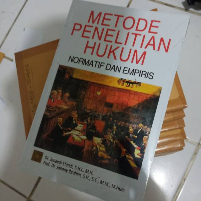 Buku Metode Penelitian Hukum Normatif Dan Empiris Original Prenada Shopee Indonesia