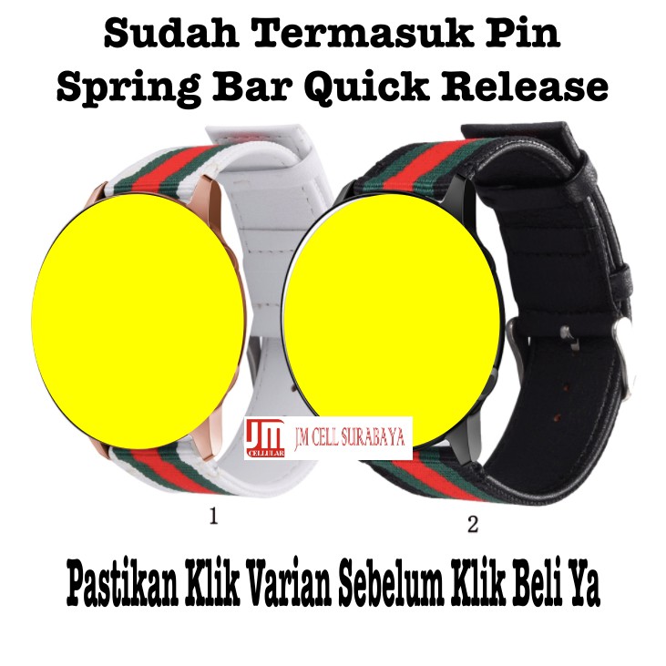 Tali Strap Jam Tangan SEIKO Lugs 20mm 22mm Quick Release - Retro Style