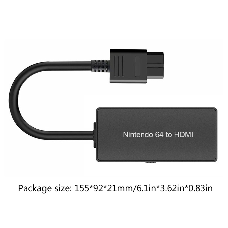 Btsg Portable N64 to Converter Adapter Kabel Video Konversi Adapter Untuk TV DVD Aksesoris Game