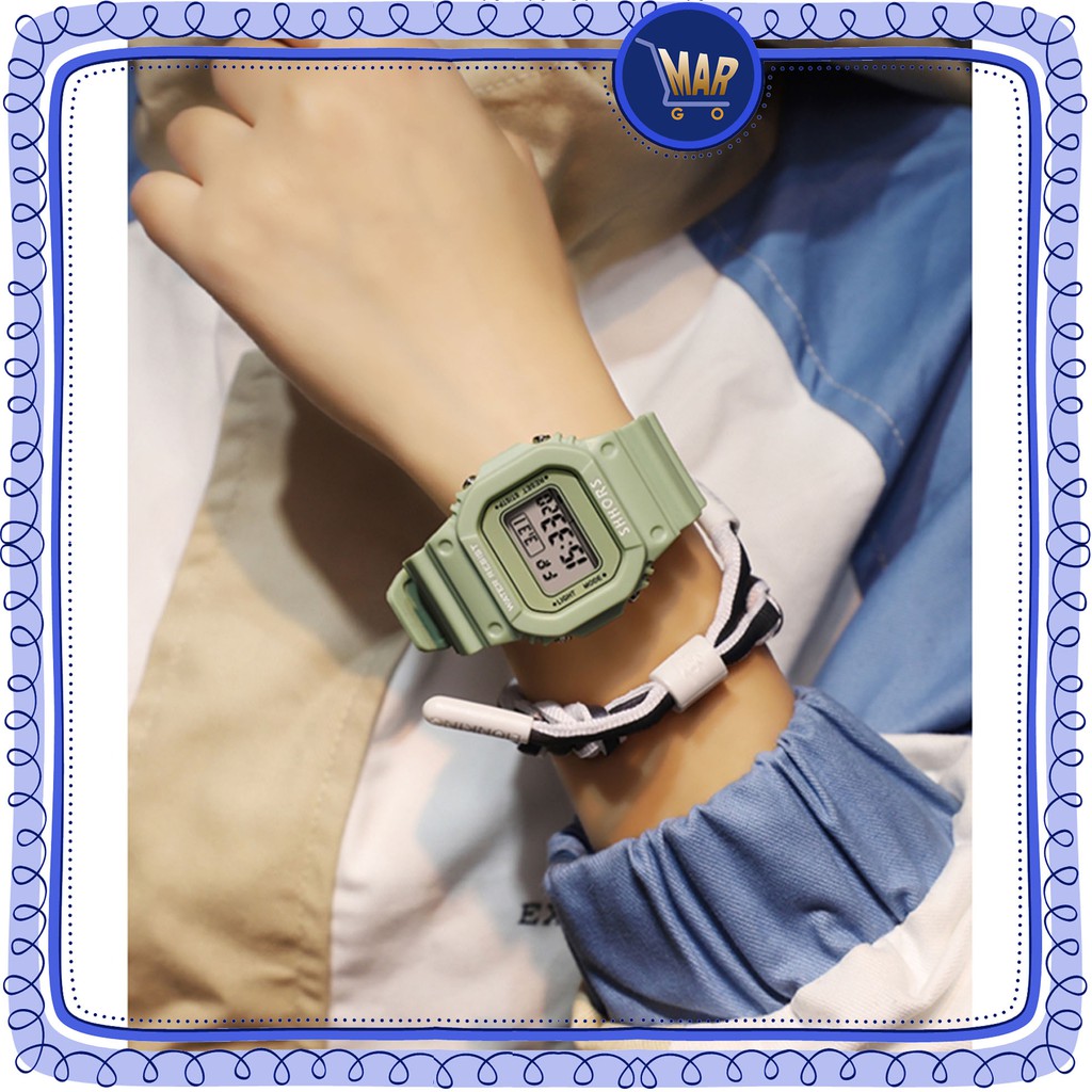 Jam Tangan Sporty Digital-Hijau