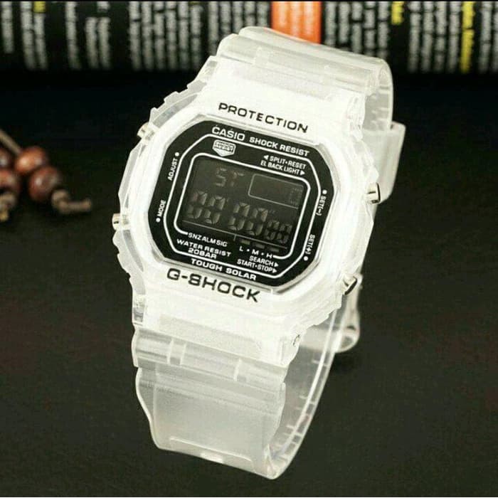 JAM TANGAN CASIO GSHOCK DW 5600 TRANSPARAN BEST SELER