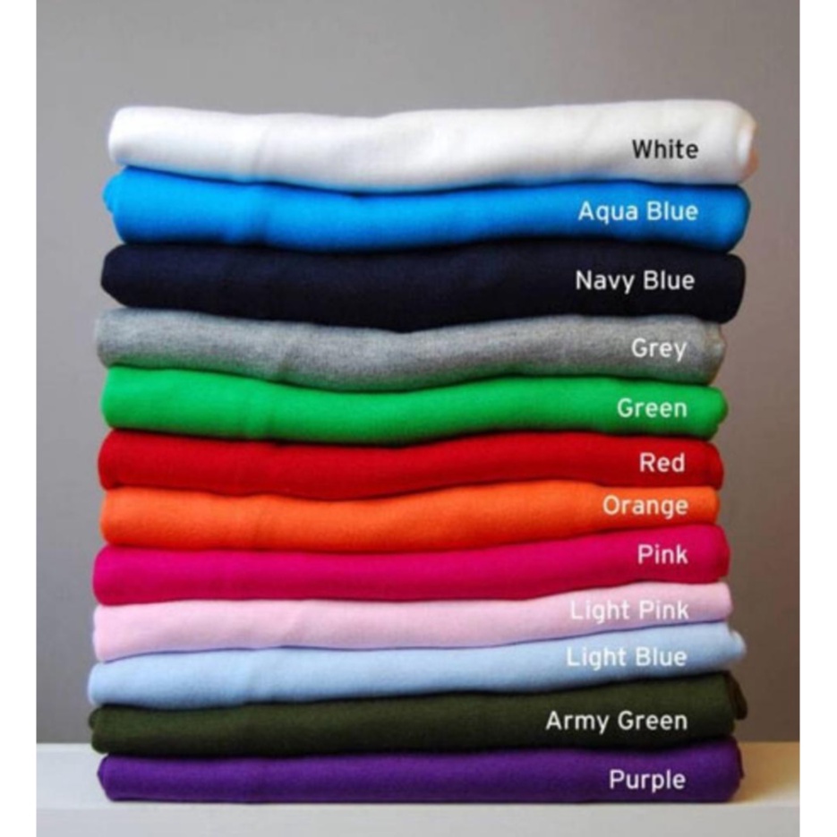 Kaospolos - Kaos Pria Polos Kerah Bulat Lengan Pendek / Atasan Baju Kaos Polos Seragam Dewasa