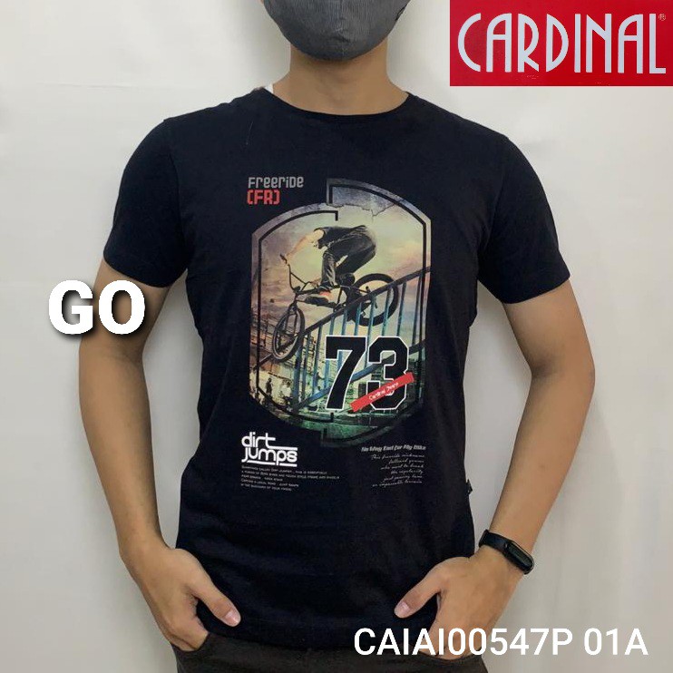 gof KJT CARDINAL JEANS KAOS T-Shirt COWOK Reguler Slimfit Baju Cowok Kaos Cardinal