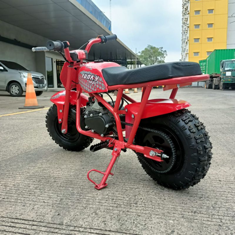 MOTOR MINI TRAIL FUNKY MODEL TERBARU MESIN 2 TAK 50 CC - MOTOR TRAIL ANAK - MAINAN ANAK