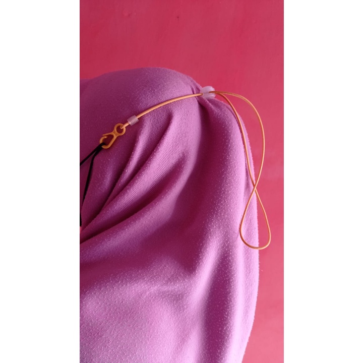 Strap Tali Masker / Konnektor masker/ Tali Masker Hijab warna
