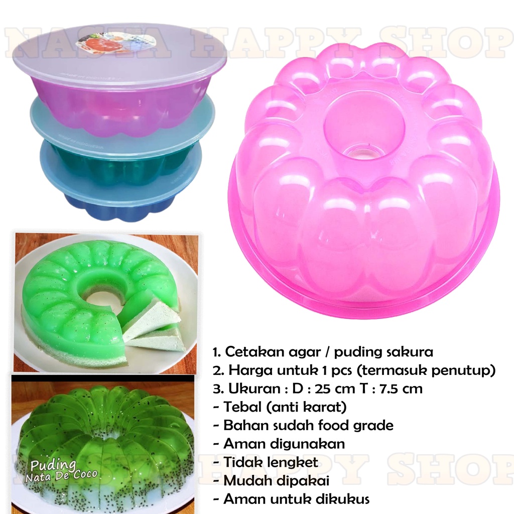 CETAKAN AGAR SAKURA / CETAKAN PUDING SAKURA / CETAKAN AGAR /PUDING/JELLY /CETAKAN AGAR TUTUP
