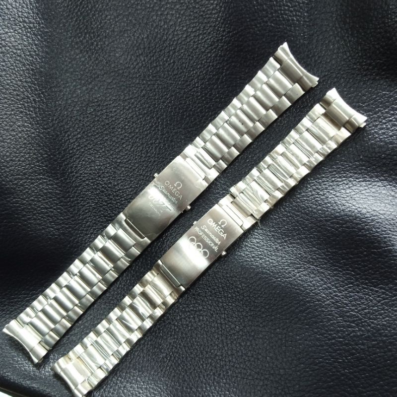 STRAP RANTAI JAM TANGAN OMEGA SILVER