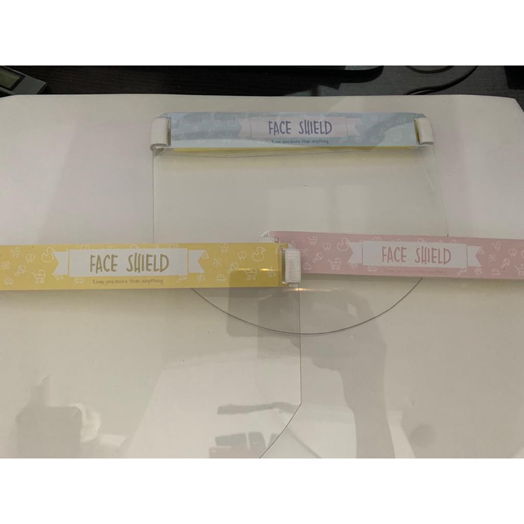 FACE SHIELD BAYI WARNA / FACE SHIELD BABY BUSA / MIKA BAYI