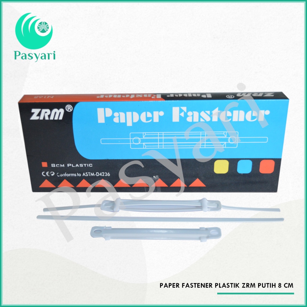

[ PER PACK ] ZRM Fastener Acco Plastik Paper 8 cm