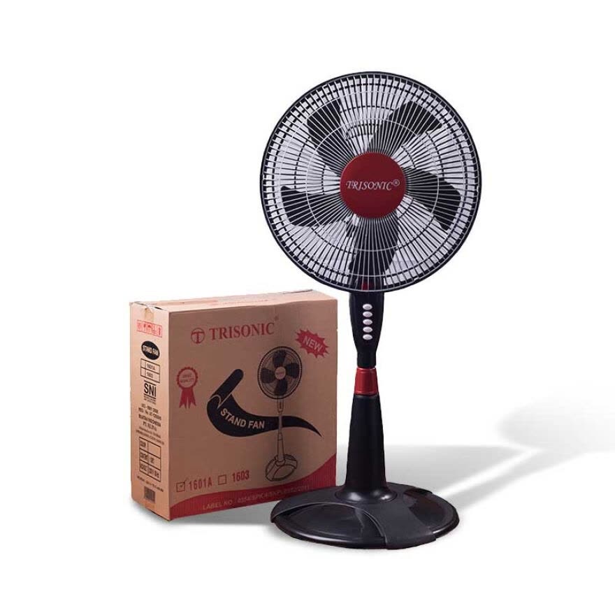 TRISONIC Kipas Angin Berdiri 16 inch 1601 A / Trisonic Stand Fan 16&quot;