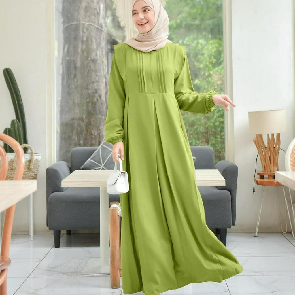 Demore Ryehana Maxy Gamis Rempel Cantik Shakila